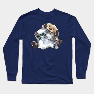 Baby Wampa With Snow Trooper Helmet Long Sleeve T-Shirt